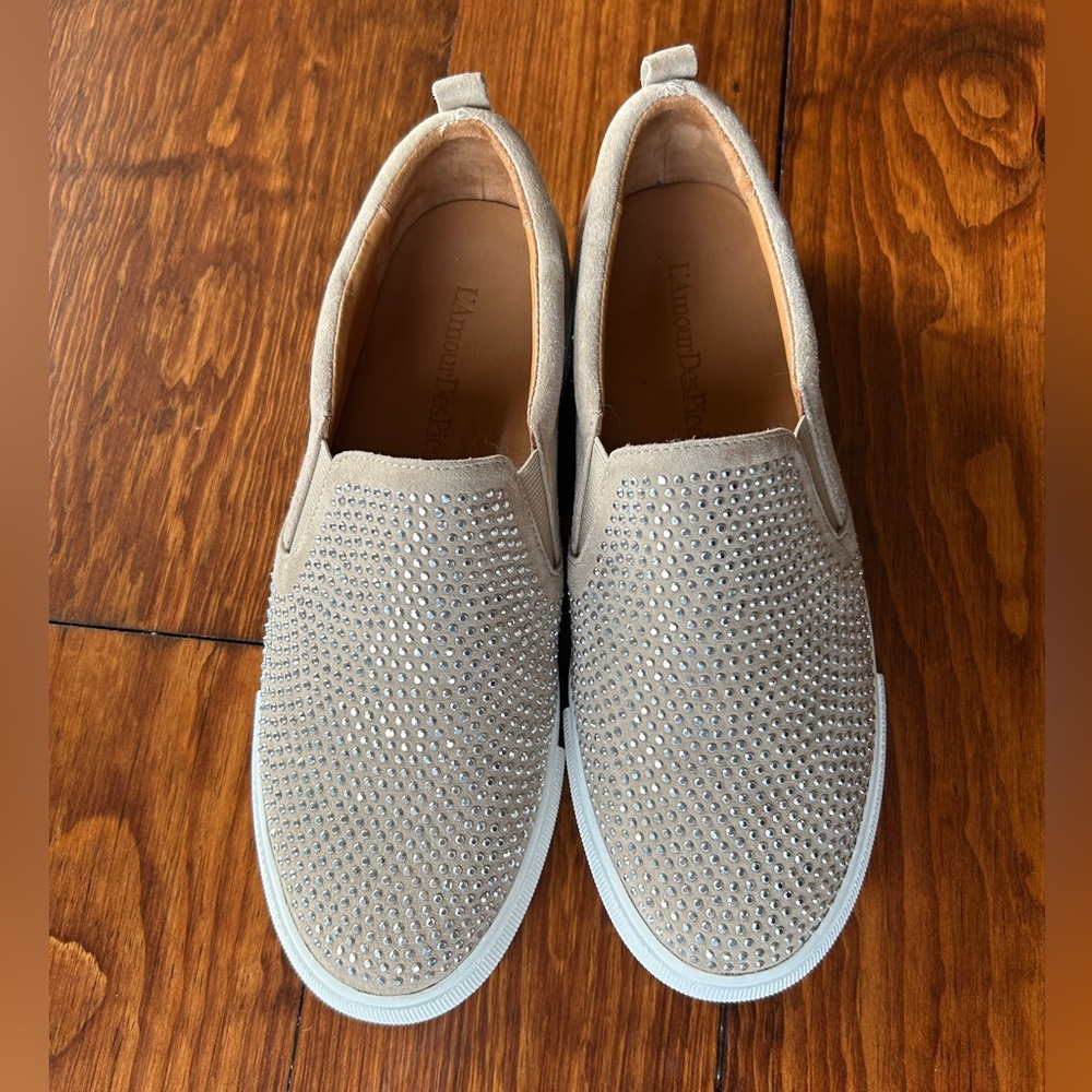 L'amour des pieds embellished loafer/sz 9